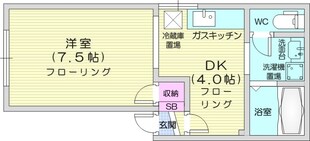 アムクレスト416の物件間取画像